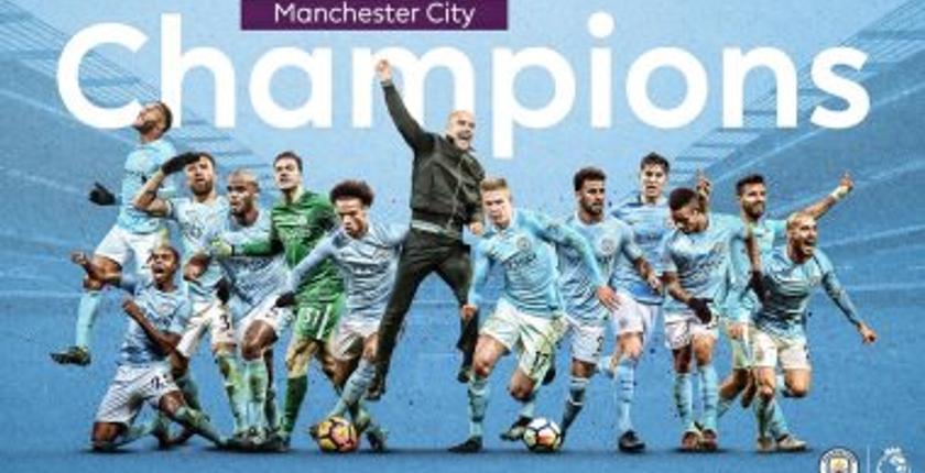 مانشستر سيتي يتوج بطلا للدوري الإنجليزي
