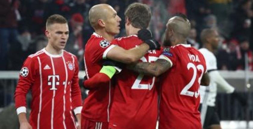 دوري الابطال...بايرن ميونيخ يكتسح بشكتاش بخماسية ويقترب من ربع النهائي 