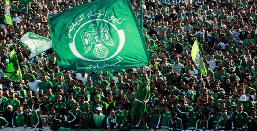 تشييع جثامين المشجعين الرجاويين الخمسة الذين لقوا مصرعهم في حادث سير