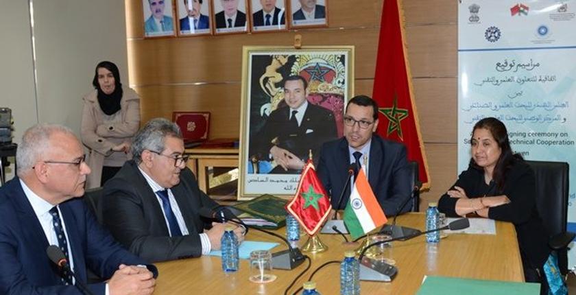 بالصور..المغرب يوقع اتفاق للتعاون العلمي والتقني مع الهند