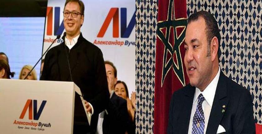 جلالة الملك يهنئ رئيس صربيا بالعيد الوطني لبلاده