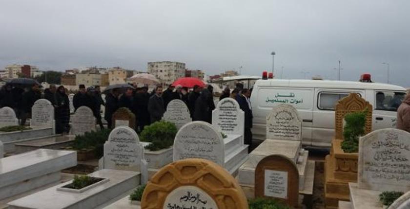 بالصور..تشييع جثمان الإعلامي باهي بمقبرة الشهداء بالرباط