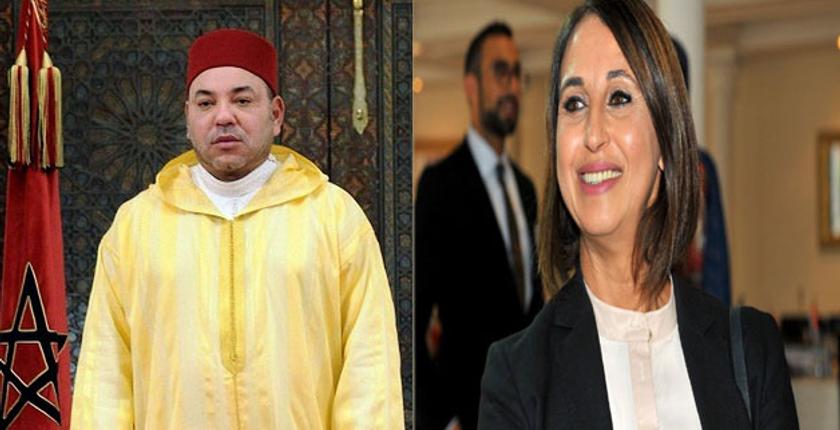 الملك يبعث برقية تهنئة إلى نبيلة  منيب 