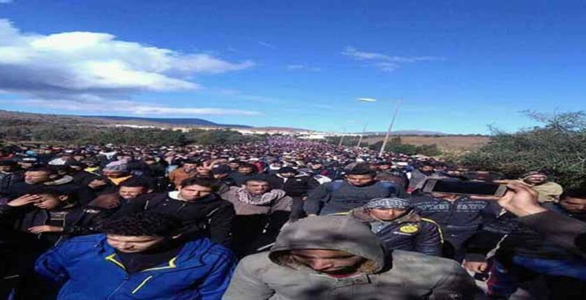 جرادة..الساكنة تخرج للاحتجاج من جديد بـ "عاصمة الفحم" +فيديو