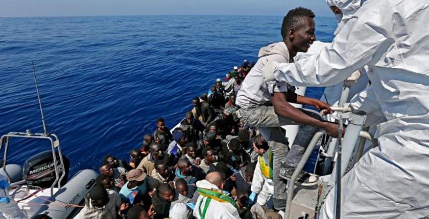 البحرية الإسبانية تنقذ مهاجرين سريين قادمين من المغرب