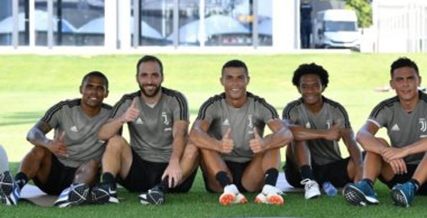 رونالدو يخوض أول تدريباته بقميص يوفنتوس