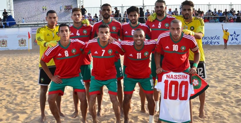 أسود كرة القدم الشاطئية يتوجون بلقب دوري أكادير الدولي