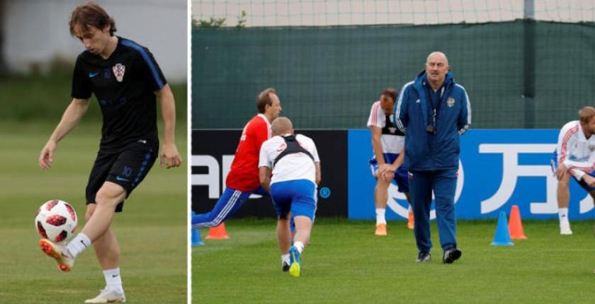 طموح روسيا يواجه قوة كرواتيا بالمونديال 