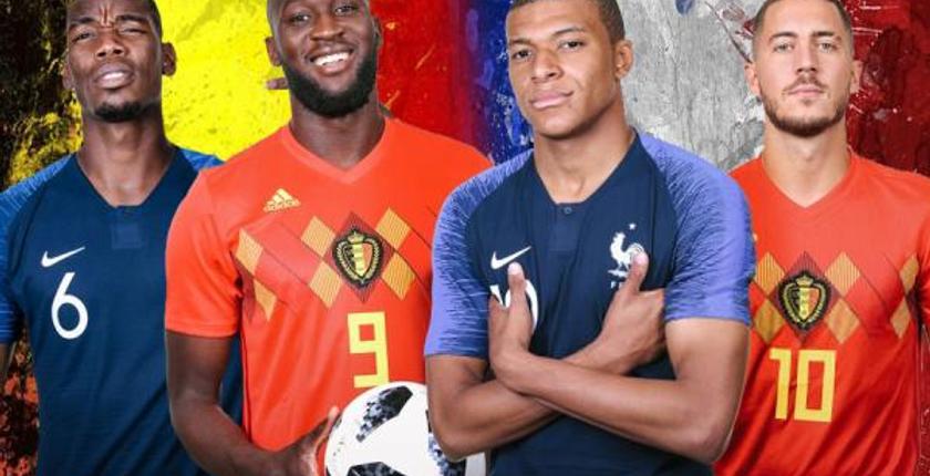 كأس العالم 2018: فرنسا تواجه بلجيكا في نصف نهائي جدير بالمشاهدة
