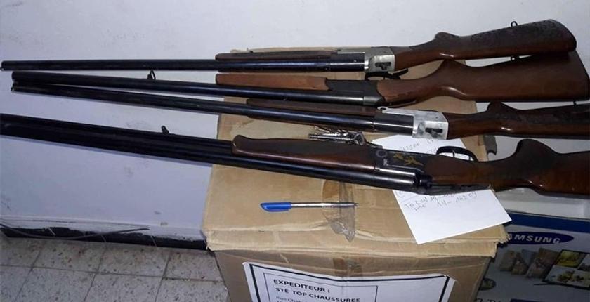 حجز 3 بنادق صيد وحوالي 250 خرطوشة بميناء طنجة المتوسط
