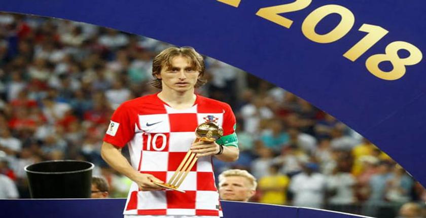 الكرواتي "مودريتش" يتوج بجائزة أفضل لاعب في مونديال روسيا 2018