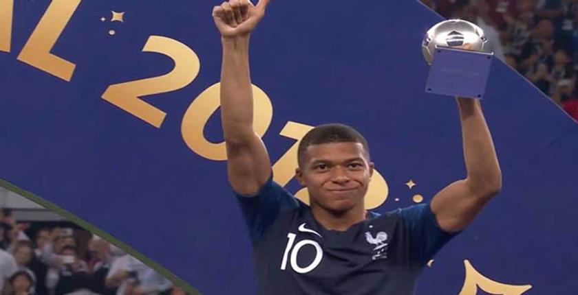 الفيفا تختار مبابي أفضل لاعب صاعد في مونديال روسيا 2018