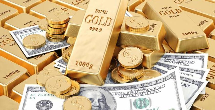 ارتفاع المعدن الأصفر مدعوما بتراجع الدولار