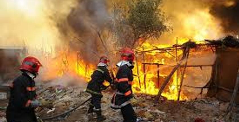 اندلاع حريق في السوق الأسبوعي بشيشاوة يستنفر رجال الوقاية المدنية