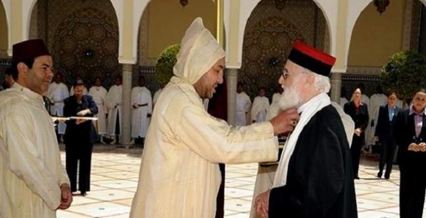 جلالة الملك يعزي أسرة الحاخام الأكبر للطائفة اليهودية