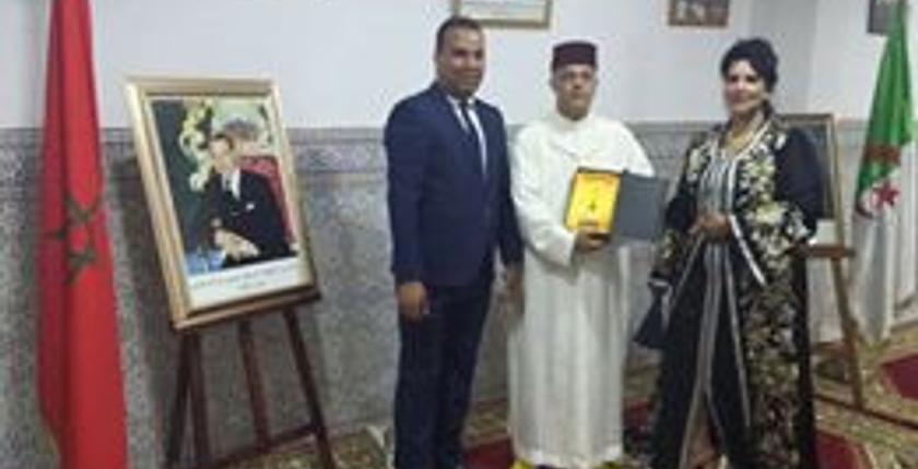 في احتفالية عيد العرش.. الجالية المغربية تودع قنصل المملكة بوهران