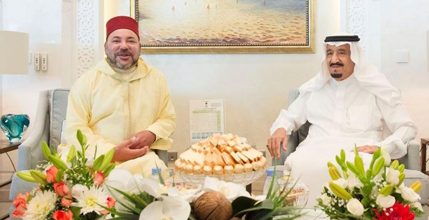 جلالة الملك يهنئ العاهل السعودي وولي عهده بالعيد الوطني لبلادهم