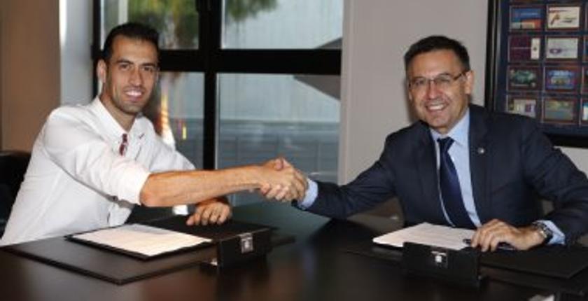 برشلونة يمدد عقد بوسكيتس حتى 2023