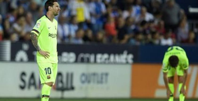 برشلونة يتلقى خسارته الأولى في الليغا أمام ليغانيس