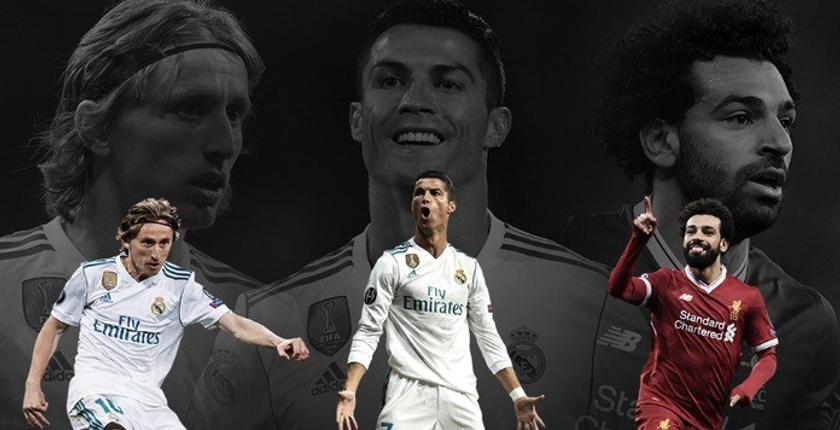 محمد صلاح ينافس رونالدو ومودريتش على جائزة أفضل لاعب في العالم
