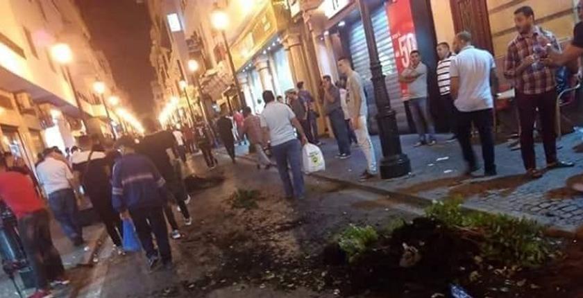 جمهور "الماط" يخرب شوارع تطوان تنديدا بوفاة "حياة" 