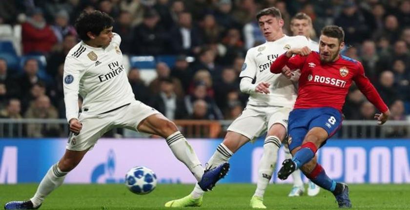 دوري الأبطال...سسكا موسكو يذل ريال مدريد بثلاثية في البيرنابيو