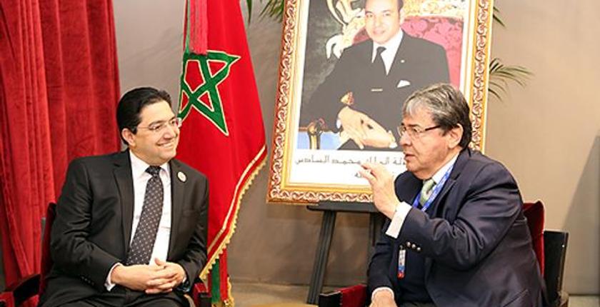 على هامش مؤتمر الهجرة.. بوريطة يتباحث بمراكش مع نظيره الكولومبي