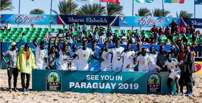السنغال تتوج بطلة لأمم افريقيا للكرة الشاطئية
