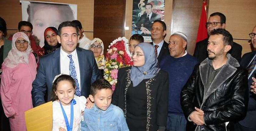 التلميذة مريم أمجون فخر المغرب في ضيافة وزير التعليم