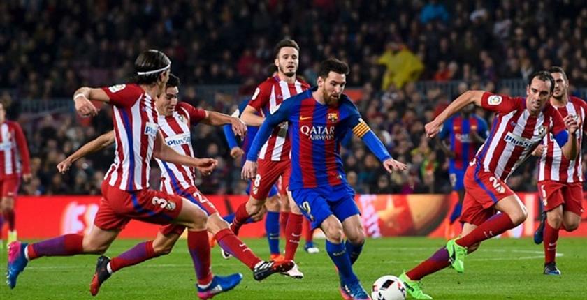 برشلونة يسعى للإطاحة بأتلتيكو مدريد للإستمرار في صدارة الليغا