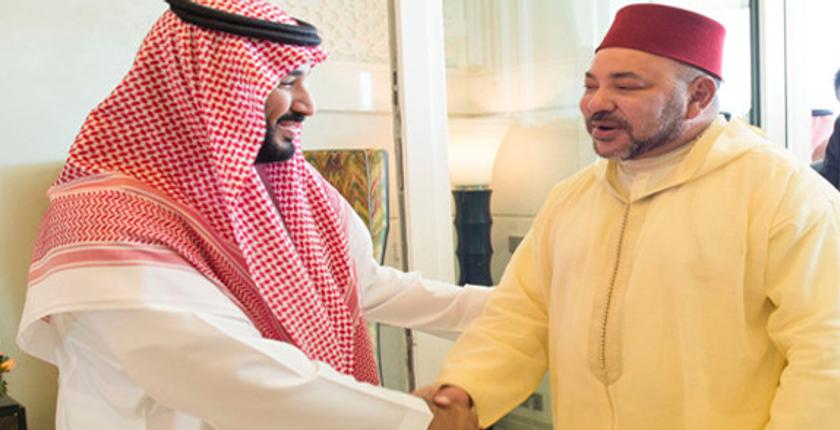 جلالة الملك يتلقى التهنئة من بن سلمان بمناسبة عيد الإستقلال