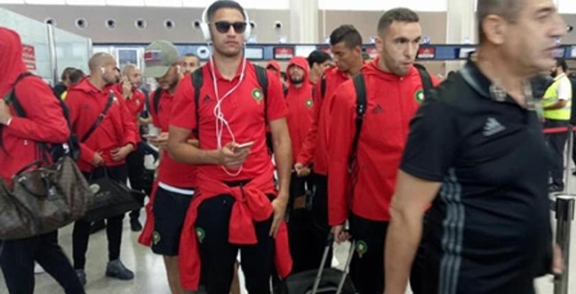 تاريخ مغادرة بعثة المنتخب الوطني للمغرب متوجها إلى تونس 