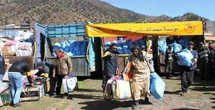 مؤسسة محمد الخامس تتدخل لإنقاذ 3500 أسرة من قساوة "موجة البرد" 