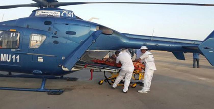 مروحية طبية تنقل إمرأة من إملشيل إلى المستشفى الجهوي بالراشدية