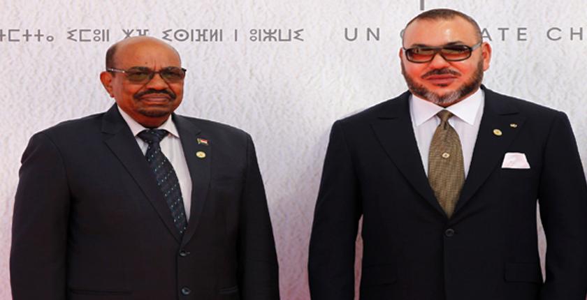 جلالة الملك يهنئ الرئيس السوداني عمر البشير بعيد استقلال بلاده