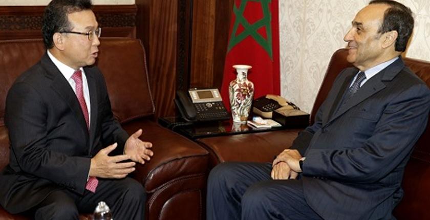 المالكي يستقبل بالرباط سفير كوريا الجنوبية