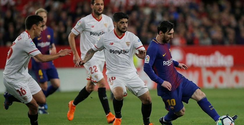 برشلونة يسعى لإنتزاع صدارة الليغا من إشبيلية