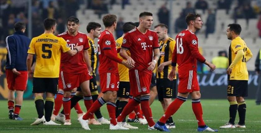 بايرن ميونيخ يهزم أيك أثينا بدوري أبطال أوروبا