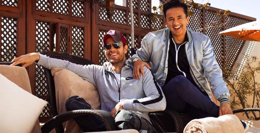 "ريدوان" يجتمع بالمغني العالمي "إنريكي إغليسياس" في مراكش