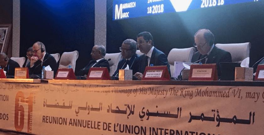 مراكش.. فارس وعبد النباوي يستعرضان  تجربة المغرب أمام قضاة العالم