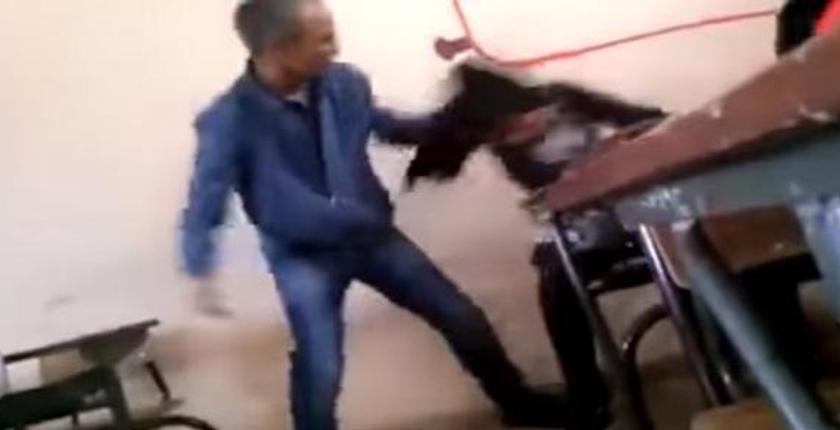 نشطاء يطالبون بتوقيف أستاذ عنف تلميذة 