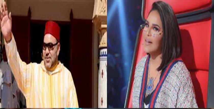 الملك محمد السادس يوجه رسالة شكر للفنانة أحلام