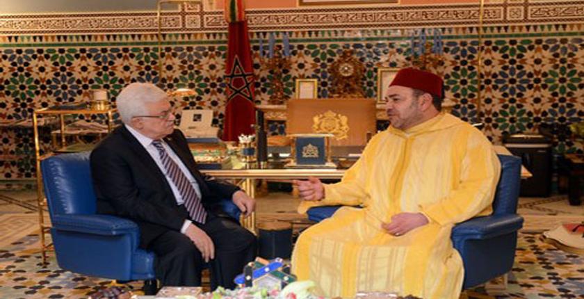 جلالة الملك يجري مباحثات هاتفية مع رئيس دولة فلسطين