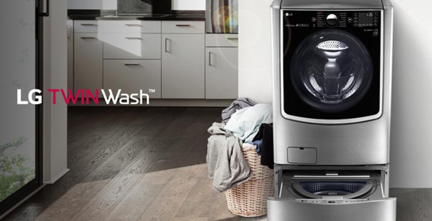 شركة "LG" تطرح غسالة Twin Wash بتصميم رائد واستخدام عملي