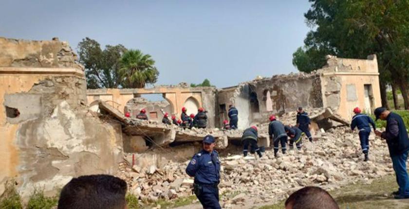 وجدة..مصرع طفلين وإصابة آخرين نتيجة انهيار بناية قديمة
