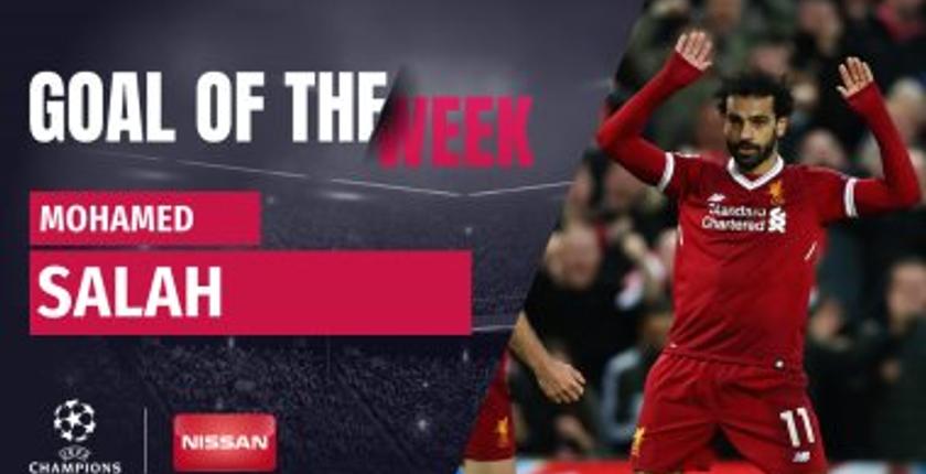 تتويج محمد صلاح بلقب أفضل أهداف نصف نهائي دوري أبطال أوروبا