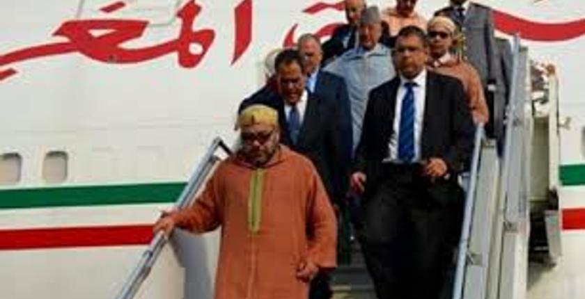 الملك محمد السادس يعود إلى أرض الوطن بعد زيارة عمل للكونغو