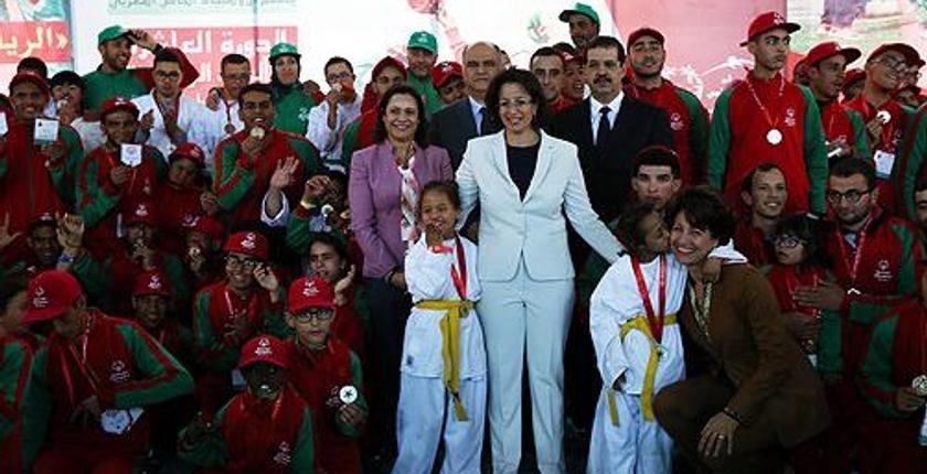 الشريفة للا سمية الوزاني تحضر اختتام فعاليات الأولمبياد الخاص المغربي 