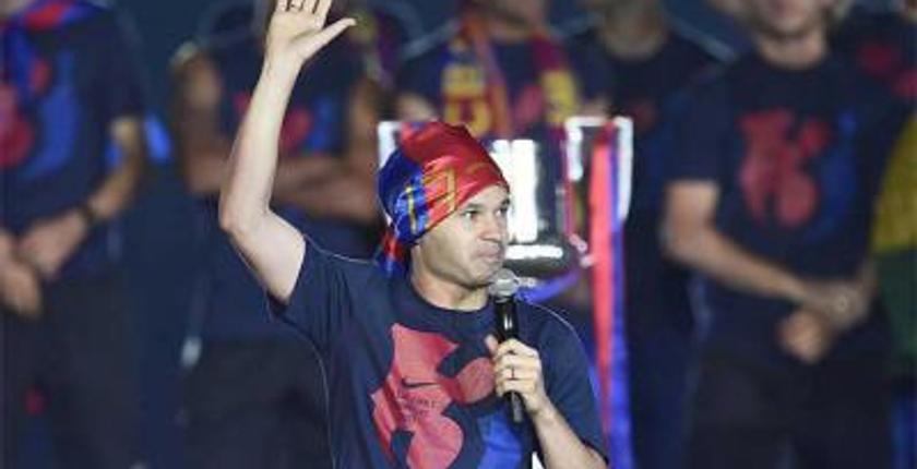 برشلونة ينظم حفل وداع لإنييستا في 18 ماي الجاري