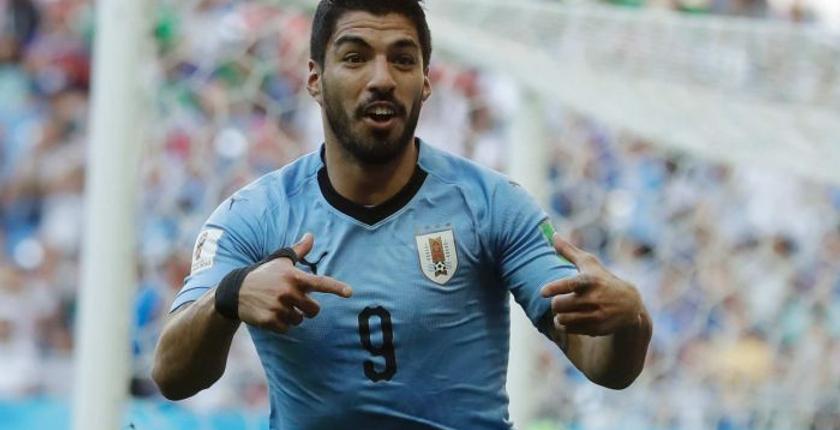 سواريز أفضل لاعب في مباراة الاوروغواي والسعودية